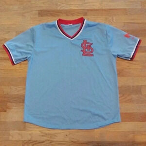 St. Louis Cardinals Bruce Sutter Engine Blue Mesh Jersey SGA Fan Gift Size XL